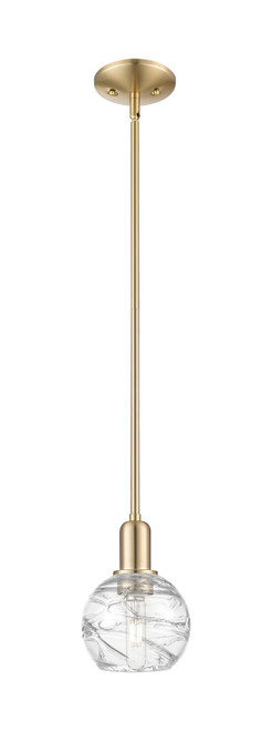 Innovations - 716-1S-CB-G1213-6CL - One Light Mini Pendant - Arcadia - Champagne Bronze