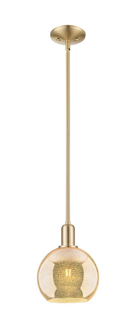 Innovations - 716-1S-CB-G128-8 - One Light Mini Pendant - Arcadia - Champagne Bronze