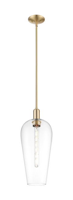 Innovations - 716-1S-CB-G456-8CL - One Light Mini Pendant - Arcadia - Champagne Bronze