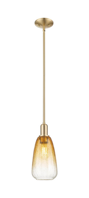 Innovations - 716-1S-CB-G480-6AM - One Light Mini Pendant - Arcadia - Champagne Bronze