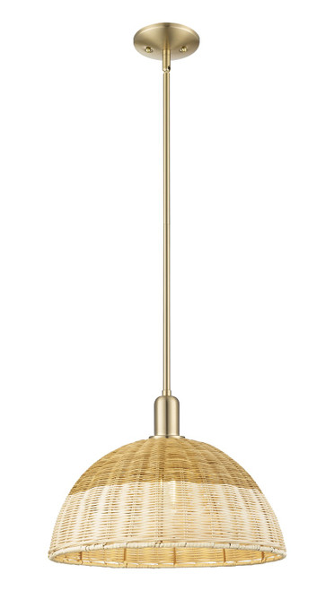 Innovations - 716-1S-CB-NBD2-16-NAT - One Light Mini Pendant - Arcadia - Champagne Bronze