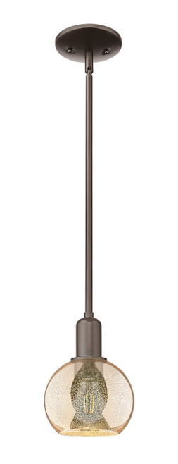Innovations - 716-1S-OB-G128-6 - One Light Mini Pendant - Arcadia - Oil Rubbed Bronze