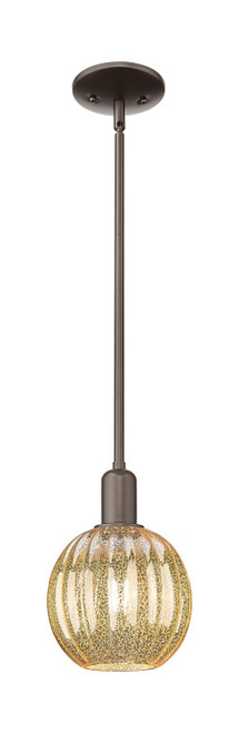Innovations - 716-1S-OB-G458-7ME - One Light Mini Pendant - Arcadia - Oil Rubbed Bronze