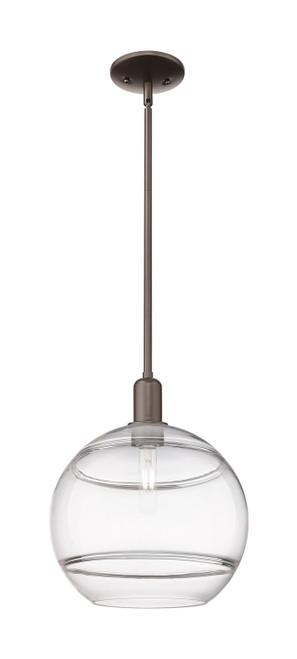 Innovations - 716-1S-OB-G556-12CL - One Light Mini Pendant - Arcadia - Oil Rubbed Bronze