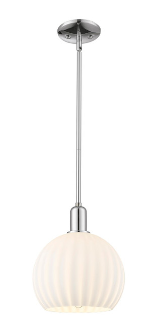 Innovations - 716-1S-PC-G1217-10WV - One Light Mini Pendant - Arcadia - Polished Chrome