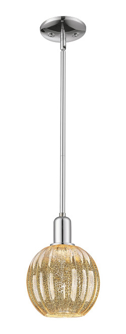 Innovations - 716-1S-PC-G458-7ME - One Light Mini Pendant - Arcadia - Polished Chrome