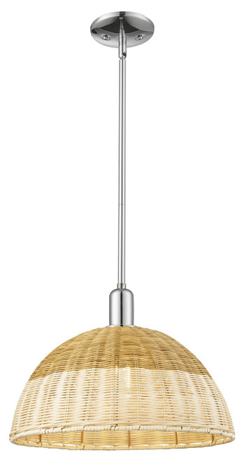 Innovations - 716-1S-PC-NBD2-16-NAT - One Light Mini Pendant - Arcadia - Polished Chrome
