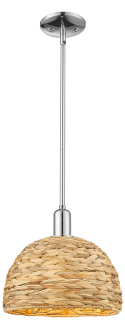 Innovations - 716-1S-PC-RBD-12-NAT - One Light Mini Pendant - Arcadia - Polished Chrome