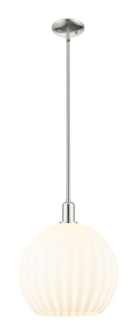 Innovations - 716-1S-PN-G1217-14WV - One Light Mini Pendant - Arcadia - Polished Nickel
