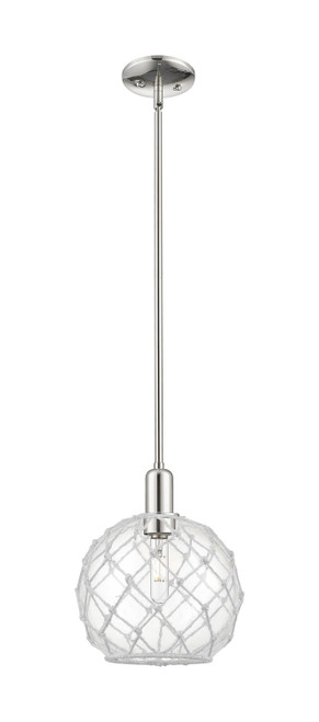 Innovations - 716-1S-PN-G122-10RW - One Light Mini Pendant - Arcadia - Polished Nickel
