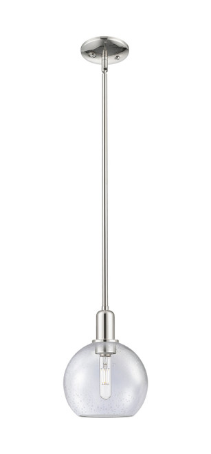 Innovations - 716-1S-PN-G124-8 - One Light Mini Pendant - Arcadia - Polished Nickel