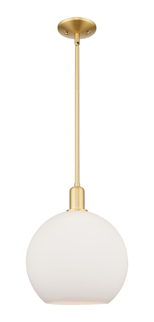 Innovations - 716-1S-SG-G121-12 - One Light Mini Pendant - Arcadia - Satin Gold