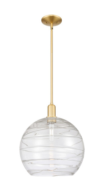 Innovations - 716-1S-SG-G1213-14CL - One Light Mini Pendant - Arcadia - Satin Gold