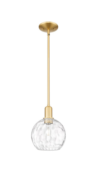 Innovations - 716-1S-SG-G1215-8 - One Light Mini Pendant - Arcadia - Satin Gold