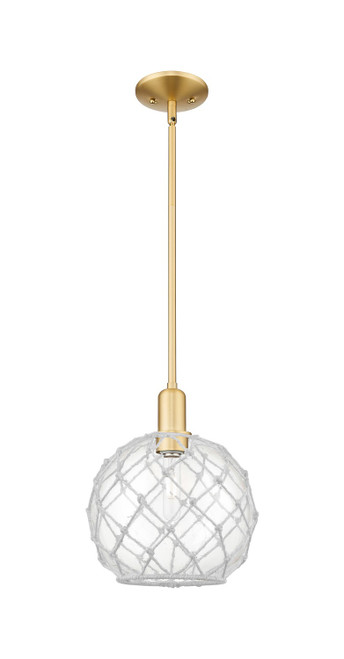 Innovations - 716-1S-SG-G122-10RW - One Light Mini Pendant - Arcadia - Satin Gold