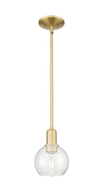 Innovations - 716-1S-SG-G124-6 - One Light Mini Pendant - Arcadia - Satin Gold