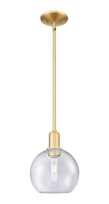 Innovations - 716-1S-SG-G124-8 - One Light Mini Pendant - Arcadia - Satin Gold