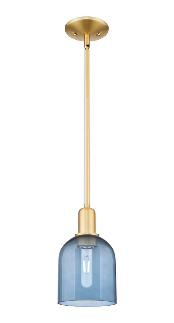 Innovations - 716-1S-SG-G558-6BL - One Light Mini Pendant - Arcadia - Satin Gold