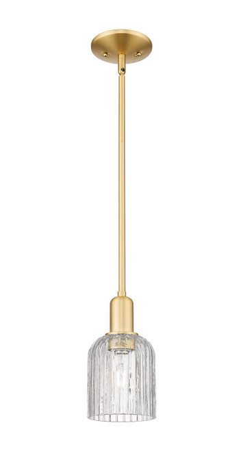 Innovations - 716-1S-SG-G559-5CL - One Light Mini Pendant - Arcadia - Satin Gold
