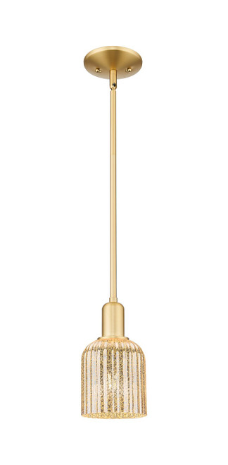 Innovations - 716-1S-SG-G559-5ME - One Light Mini Pendant - Arcadia - Satin Gold