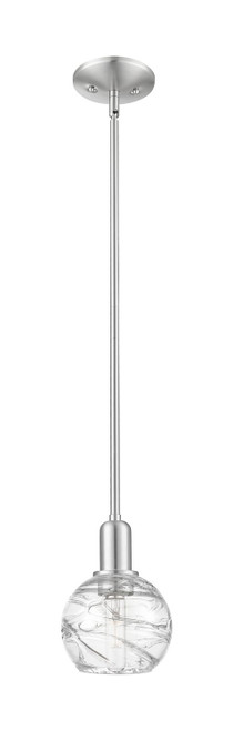 Innovations - 716-1S-SN-G1213-6CL - One Light Mini Pendant - Arcadia - Brushed Satin Nickel