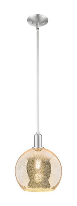 Innovations - 716-1S-SN-G128-10 - One Light Mini Pendant - Arcadia - Brushed Satin Nickel