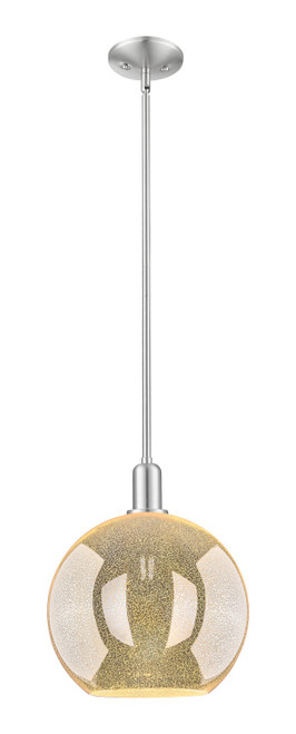 Innovations - 716-1S-SN-G128-12 - One Light Mini Pendant - Arcadia - Brushed Satin Nickel
