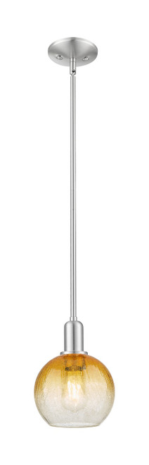 Innovations - 716-1S-SN-G483-8AM - One Light Mini Pendant - Arcadia - Brushed Satin Nickel