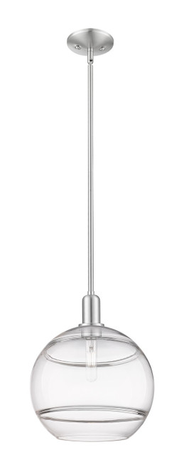 Innovations - 716-1S-SN-G556-12CL - One Light Mini Pendant - Arcadia - Brushed Satin Nickel