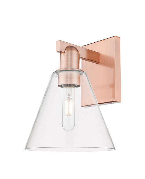 Innovations - 716-1W-AC-GBC-82 - One Light Wall Sconce - Arcadia - Antique Copper