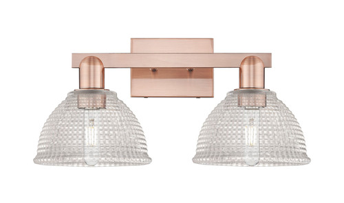 Innovations - 716-2W-AC-G422 - Two Light Bath Vanity - Arcadia - Antique Copper