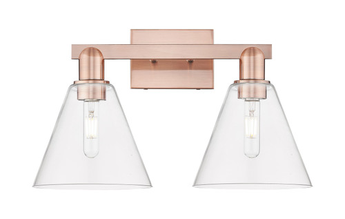 Innovations - 716-2W-AC-GBC-82 - Two Light Bath Vanity - Arcadia - Antique Copper