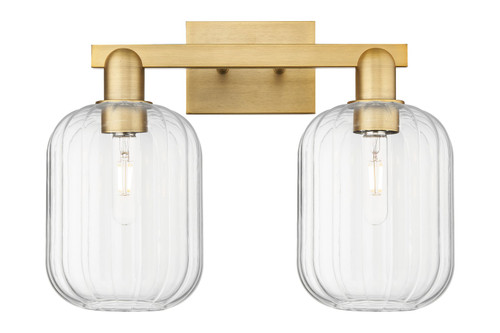 Innovations - 716-2W-BB-G460-7CL - Two Light Bath Vanity - Arcadia - Brushed Brass