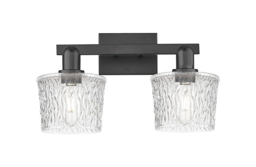 Innovations - 716-2W-BK-G402 - Two Light Bath Vanity - Arcadia - Matte Black