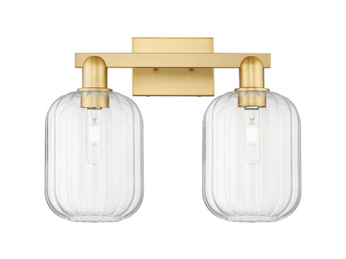 Innovations - 716-2W-SG-G460-7CL - Two Light Bath Vanity - Arcadia - Satin Gold