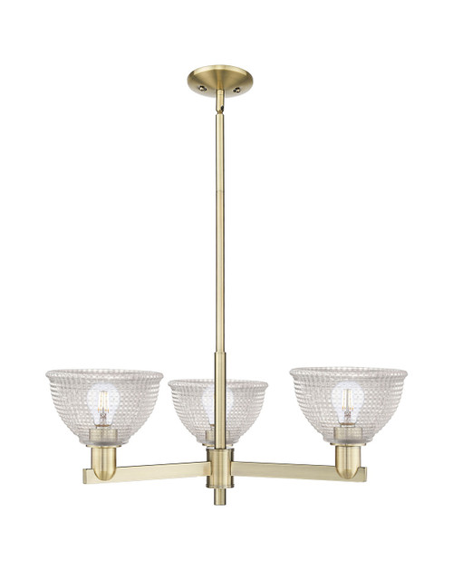Innovations - 716-3CR-AB-G422 - Three Light Pendant - Arcadia - Antique Brass