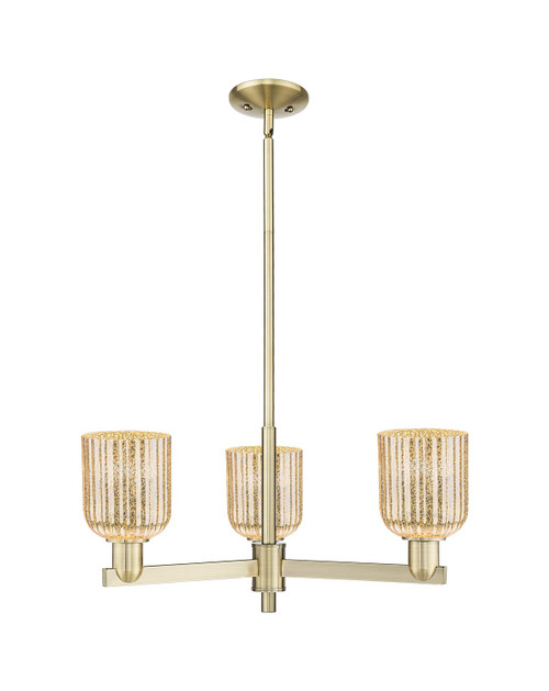 Innovations - 716-3CR-AB-G559-5ME - Three Light Pendant - Arcadia - Antique Brass