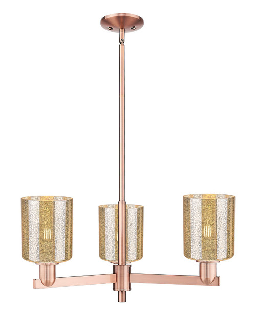 Innovations - 716-3CR-AC-G116 - Three Light Pendant - Arcadia - Antique Copper