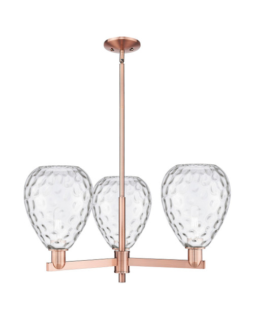 Innovations - 716-3CR-AC-G372 - Three Light Pendant - Arcadia - Antique Copper