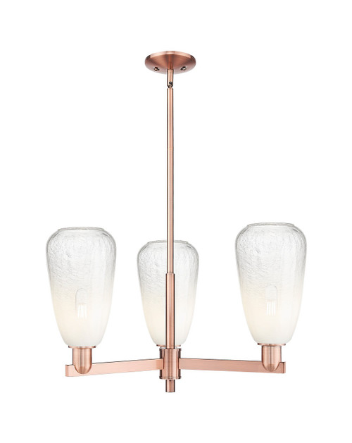 Innovations - 716-3CR-AC-G480-6OP - Three Light Pendant - Arcadia - Antique Copper