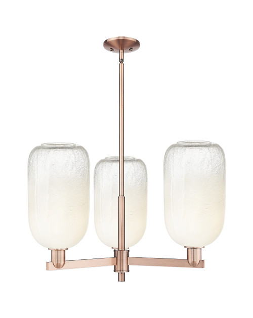 Innovations - 716-3CR-AC-G482-7OP - Three Light Pendant - Arcadia - Antique Copper