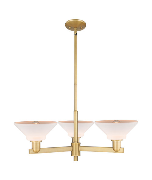 Innovations - 716-3CR-BB-G131 - Three Light Pendant - Arcadia - Brushed Brass
