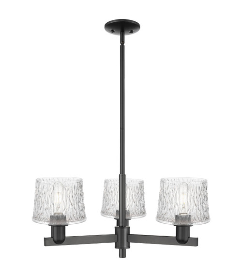 Innovations - 716-3CR-BK-G402 - Three Light Pendant - Arcadia - Matte Black