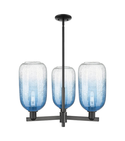 Innovations - 716-3CR-BK-G482-7SB - Three Light Pendant - Arcadia - Matte Black