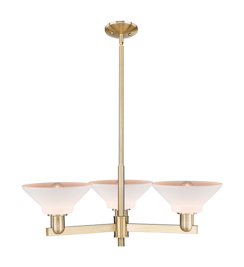 Innovations - 716-3CR-CB-G131 - Three Light Pendant - Arcadia - Champagne Bronze