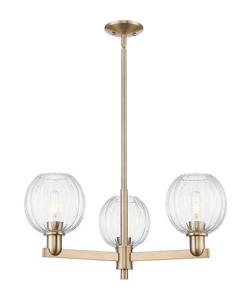 Innovations - 716-3CR-CB-G458-7CL - Three Light Pendant - Arcadia - Champagne Bronze