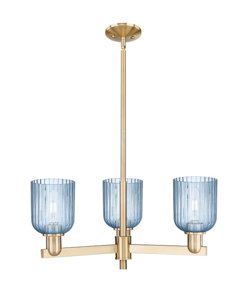 Innovations - 716-3CR-CB-G559-5BL - Three Light Pendant - Arcadia - Champagne Bronze