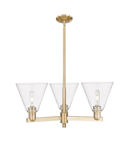 Innovations - 716-3CR-CB-GBC-82 - Three Light Pendant - Arcadia - Champagne Bronze