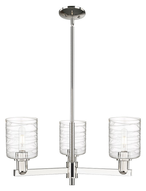 Innovations - 716-3CR-PN-G1113 - Three Light Pendant - Arcadia - Polished Nickel
