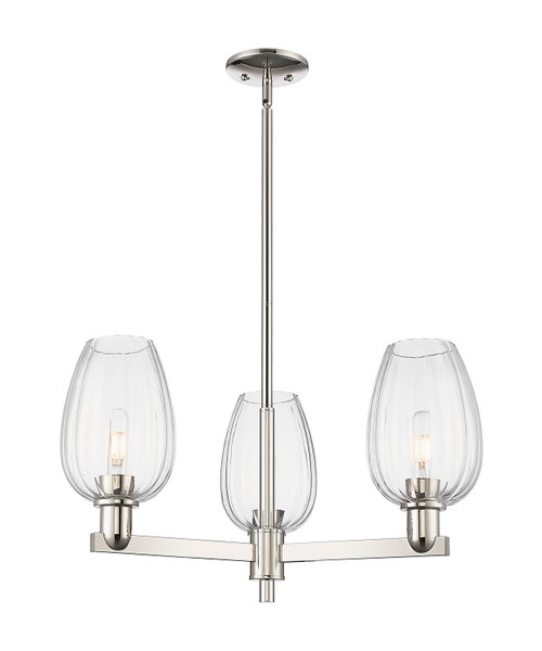 Innovations - 716-3CR-PN-G457-6CL - Three Light Pendant - Arcadia - Polished Nickel